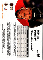 1991 Pro Set Wayne Presley #44