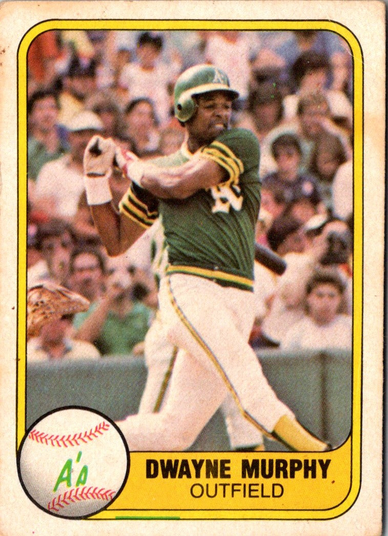 1981 Fleer Dwayne Murphy