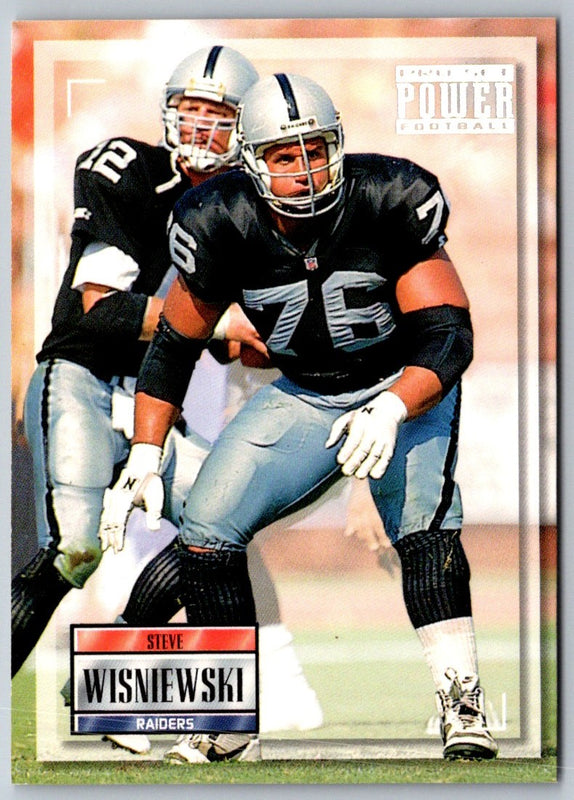 1993 Pro Set Power Steve Wisniewski #176