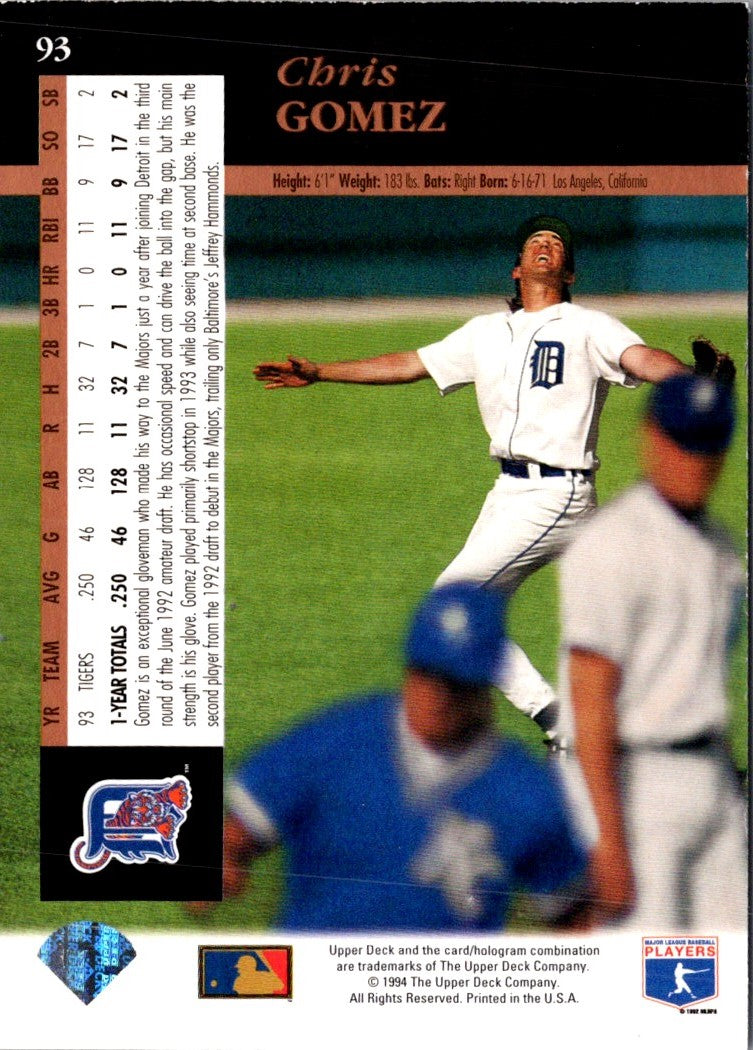 1994 Upper Deck Chris Gomez