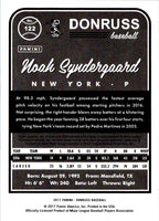 2017 Donruss Noah Syndergaard #122