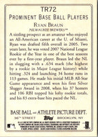 2009 Topps Turkey Red Ryan Braun #TR72