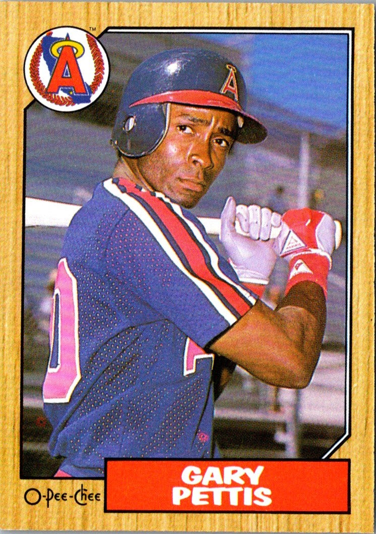 1987 O-Pee-Chee Gary Pettis