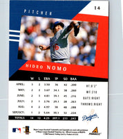 1998 Pinnacle Performers Hideo Nomo #14