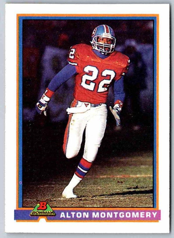 1991 Bowman Football Alton Montgomery #141