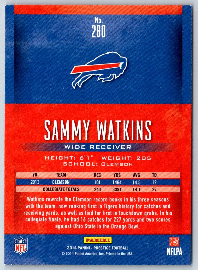 2014 Panini Prestige Sammy Watkins