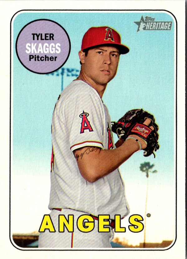 2018 Topps Heritage Tyler Skaggs #572