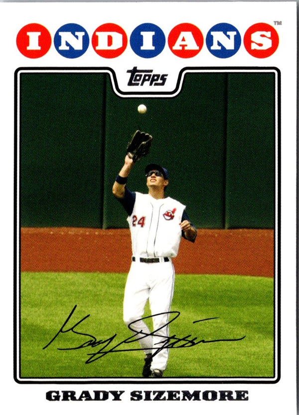 2008 Topps Grady Sizemore #380