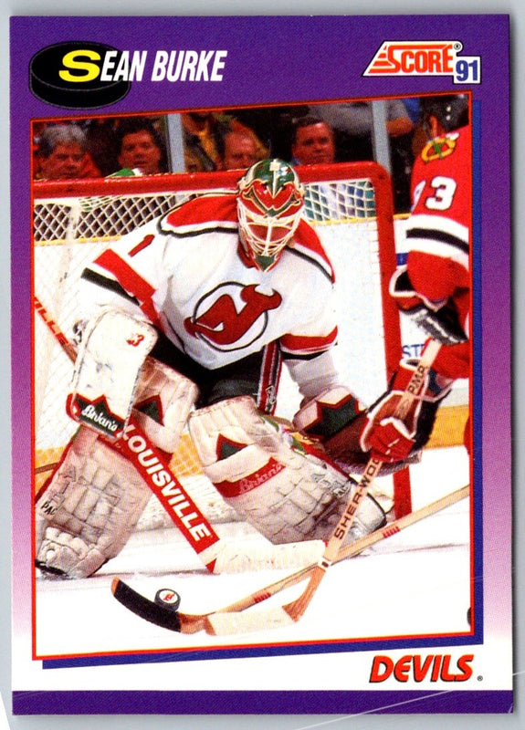 1991 Score American Sean Burke #245
