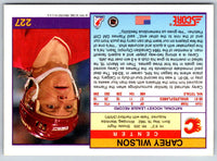 1991 Score Carey Wilson #227