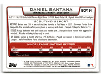 2012 Bowman Chrome Prospects Daniel Santana #BCP134