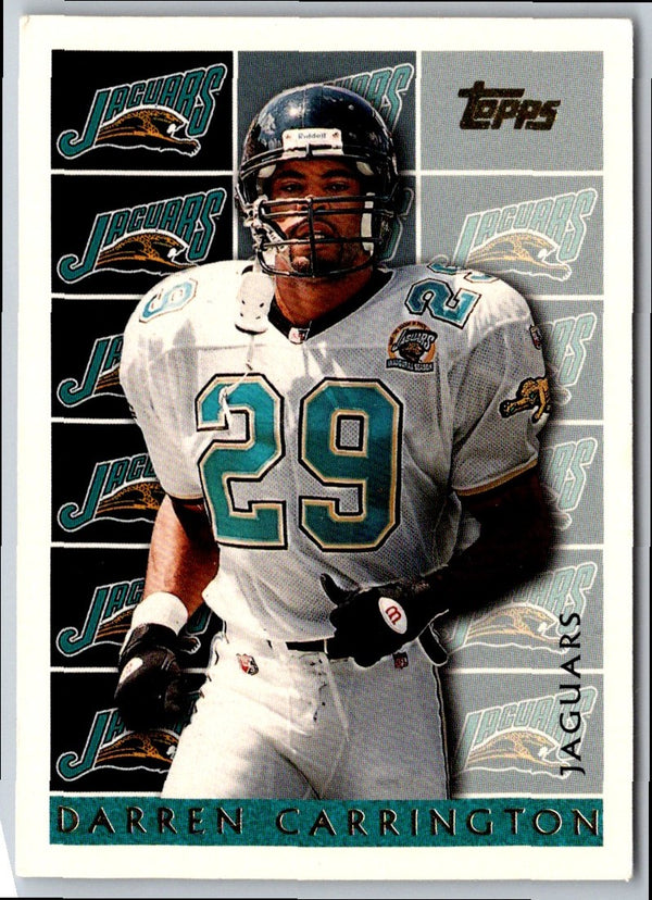 1995 Topps Factory Jaguars Darren Carrington #464