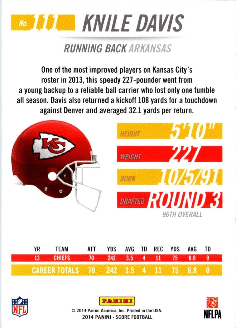 2014 Panini Knile Davis