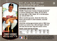 2000 Bowman Corey Koskie #131