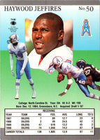 1991 Ultra Haywood Jeffires #50
