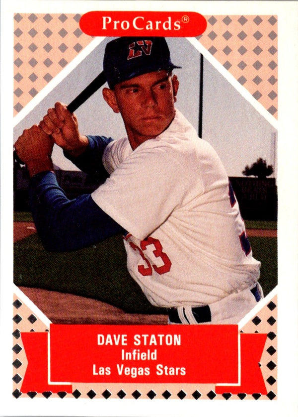 1991 ProCards Tomorrow's Heroes Dave Staton #333