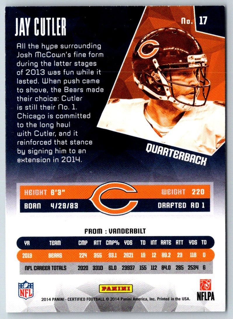 2013 Panini Absolute Jay Cutler