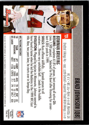 2001 Bowman Brad Johnson #38