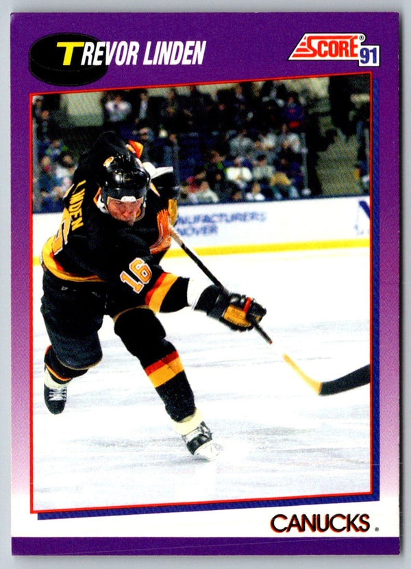 1991 Score American Trevor Linden #8