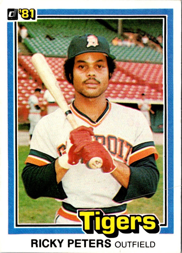 1981 Donruss Ricky Peters #10 Rookie