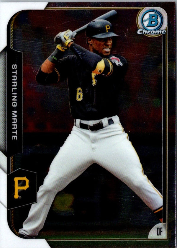 2015 Bowman Chrome Starling Marte #54