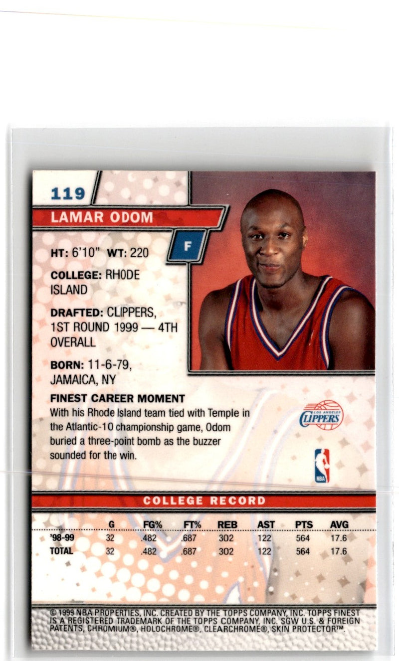 1999 Finest Lamar Odom