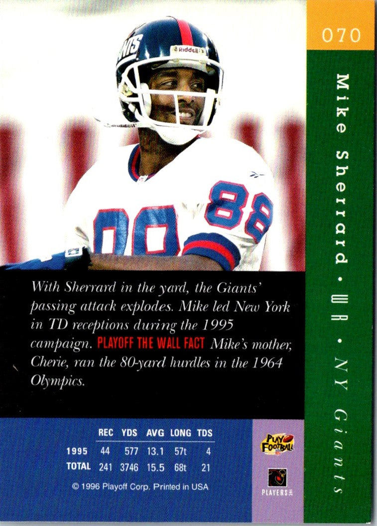 1996 Playoff Absolute Mike Sherrard