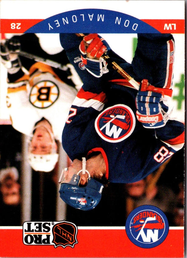 1990 Pro Set Don Maloney #187