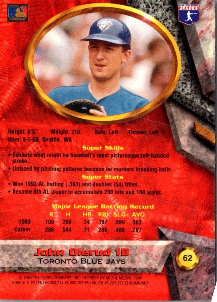 1994 Bowman's Best John Olerud