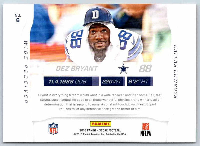 2016 Score Dez Bryant