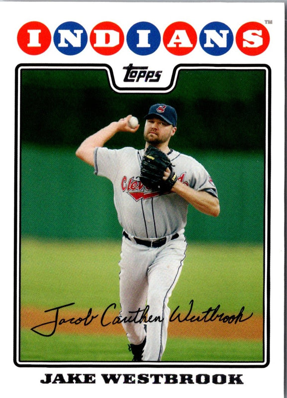 2008 Topps Jake Westbrook #377
