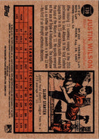 2011 Topps Heritage Minor League Black Border Justin Wilson #139 /62