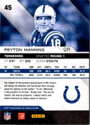 2011 Panini Absolute Memorabilia Peyton Manning
