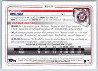 2020 Bowman Jackson Rutledge #BD-177