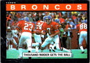 1985 Topps Broncos Team Leaders