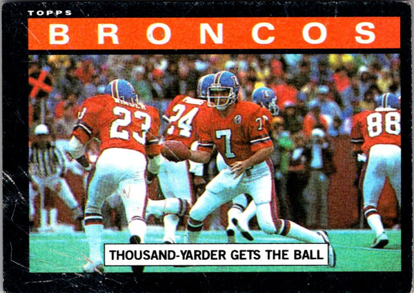 1985 Topps Broncos Team Leaders #235