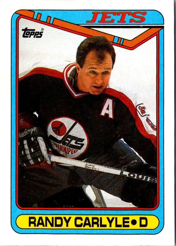 1990 Topps Randy Carlyle #51