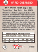 1989 T&M Senior League Mario Guerrero