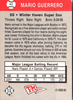 1989 T&M Senior League Mario Guerrero #43