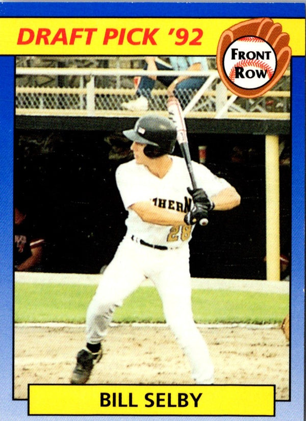 1992 Front Row Draft Picks Bill Selby #49