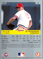 1993 Classic Best Sean Lowe #244