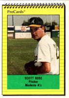 1991 ProCards Scott Rose #3087