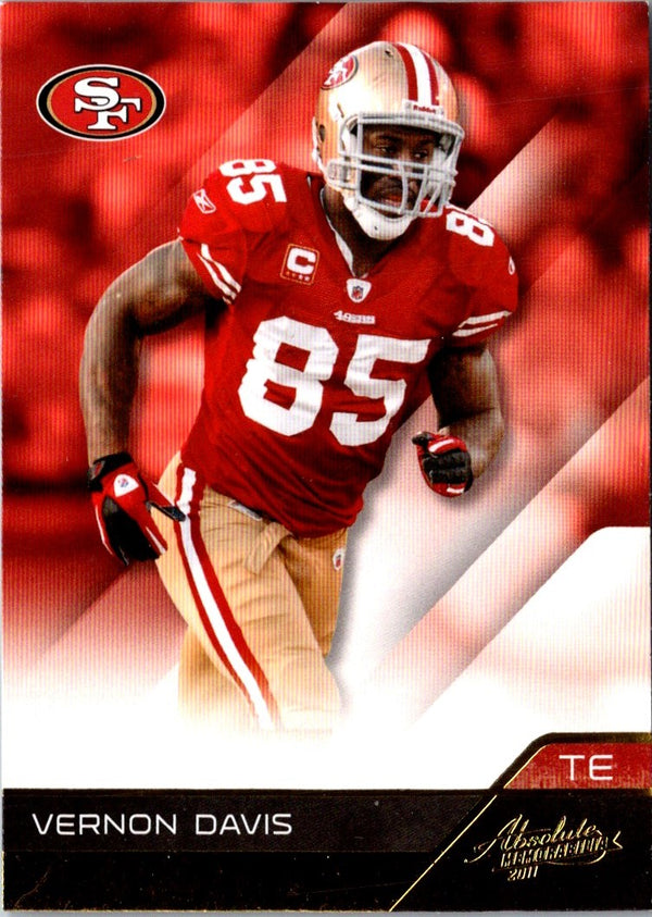 2011 Panini Absolute Memorabilia Vernon Davis #87