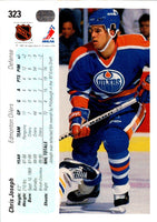 1990 Upper Deck Chris Joseph #323 Rookie