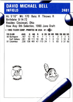 1992 Fleer ProCards David Bell #2481