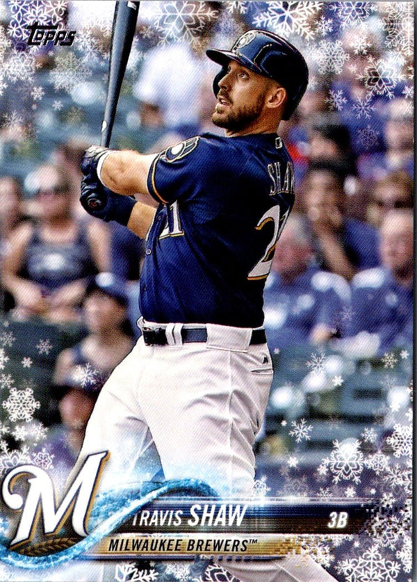 2018 Topps Holiday Travis Shaw #HMW198
