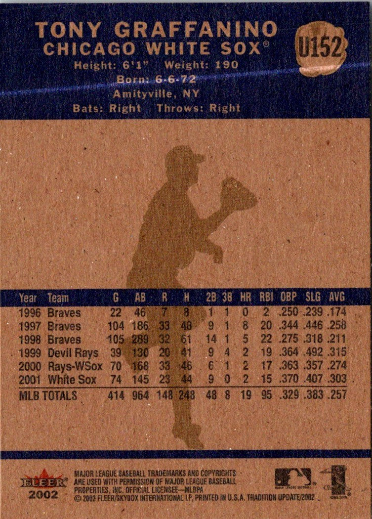 2002 Fleer Tradition Update Tony Graffanino