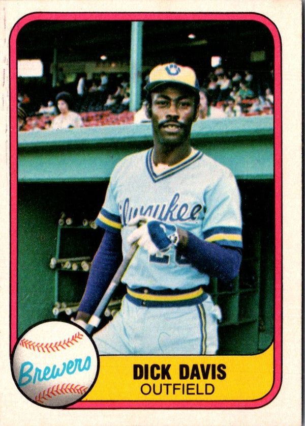 1981 Fleer Dick Davis #527