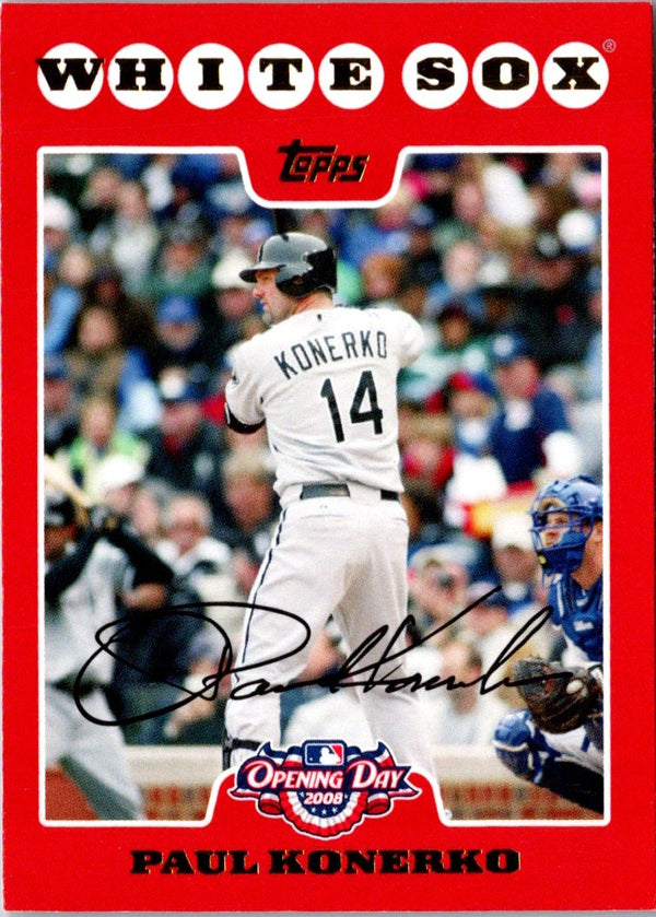 2008 Topps Opening Day Paul Konerko #129