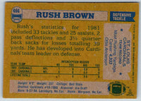 1982 Topps Rush Brown #466